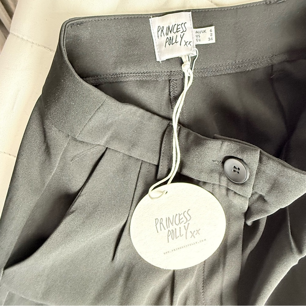 Princess Polly Black Wide-Leg Jumpsuit - Picture 5 of 8